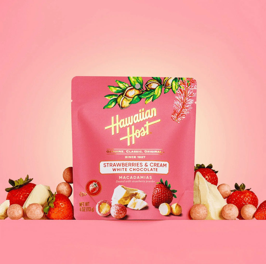 Macadamia Nuts Paradise Collection, Strawberries & Cream, 16 oz O83828