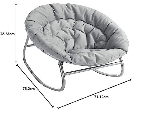 Rocking Saucer Chair, Grey Y522