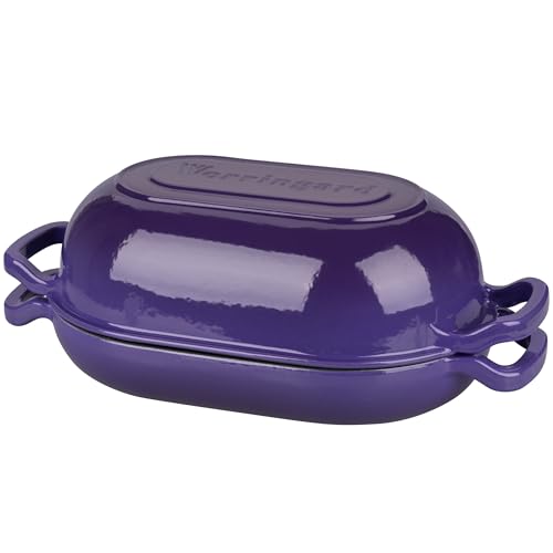 Enameled Cast Iron Dutch Oven with Lid for Bread Baking, 5QT M245