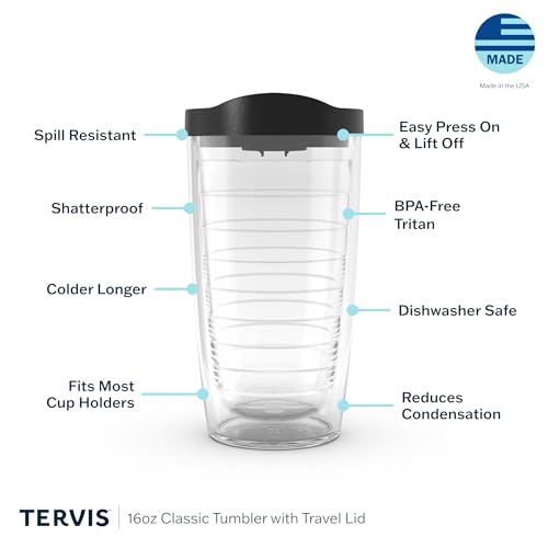 Double Walled Insulated Tumbler Travel Cup, 16oz, 4pk R44925