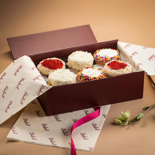 Assorted Vanilla Cupcake Gift Basket F41069