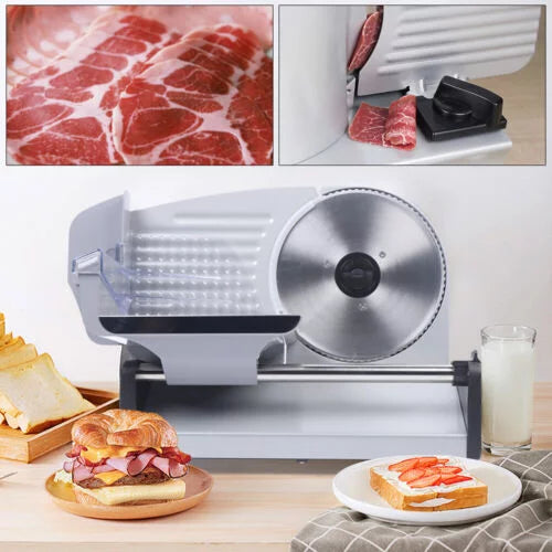 200W Electric Bread Meat Slicer Adjustable Thickness Q71789