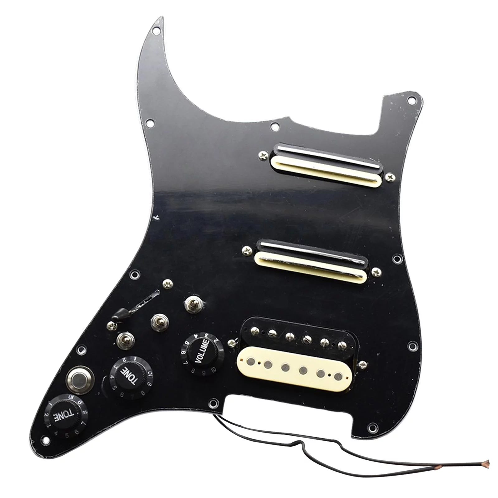Loaded Pickguard for Electric Guitar, Black A187984
