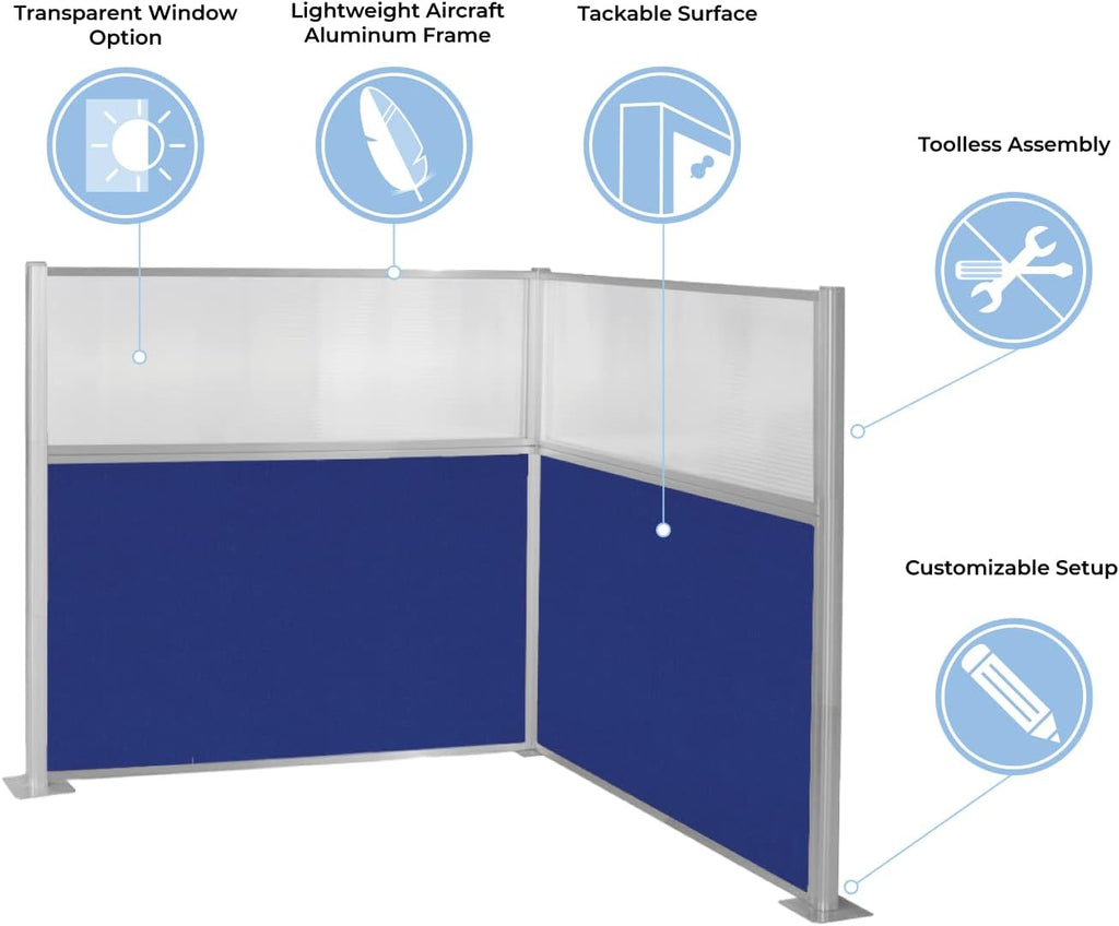 Sound Dampening Cubicle Partition Walls for Desks F6932