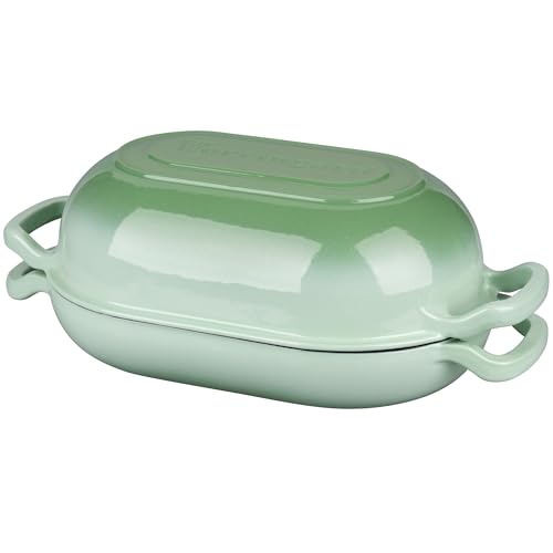 Enameled Cast Iron Dutch Oven with Lid for Bread Baking, 5QT M245