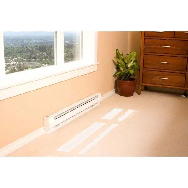 Electric Baseboard Heater, 36 Inch, 750W, White S323734