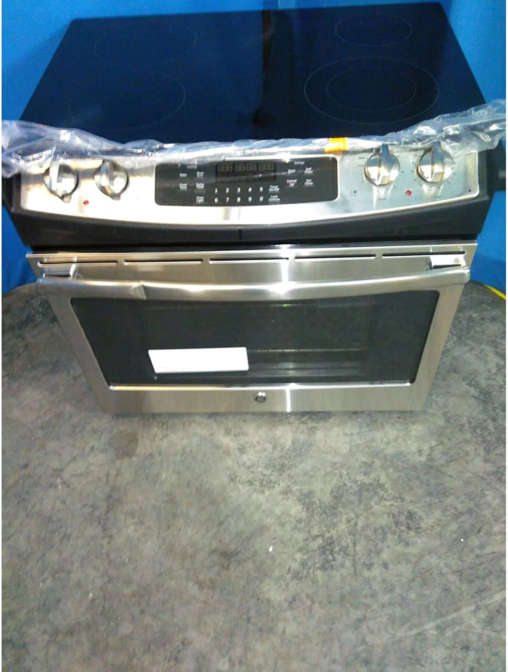 4.4 Cu.Ft. Stainless 4 Burner Drop-In Electric Range G36550
