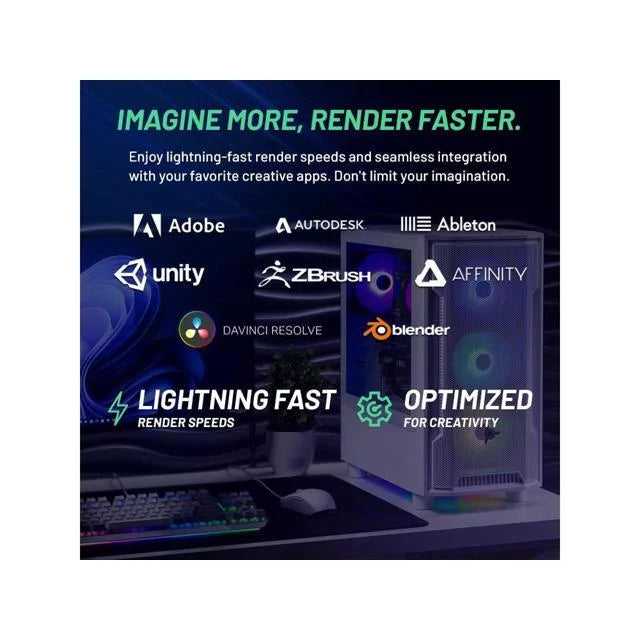 Gaming PC Desktop Intel Core i5, RTX 4060, 1TB SSD, 16GB RAM X670589