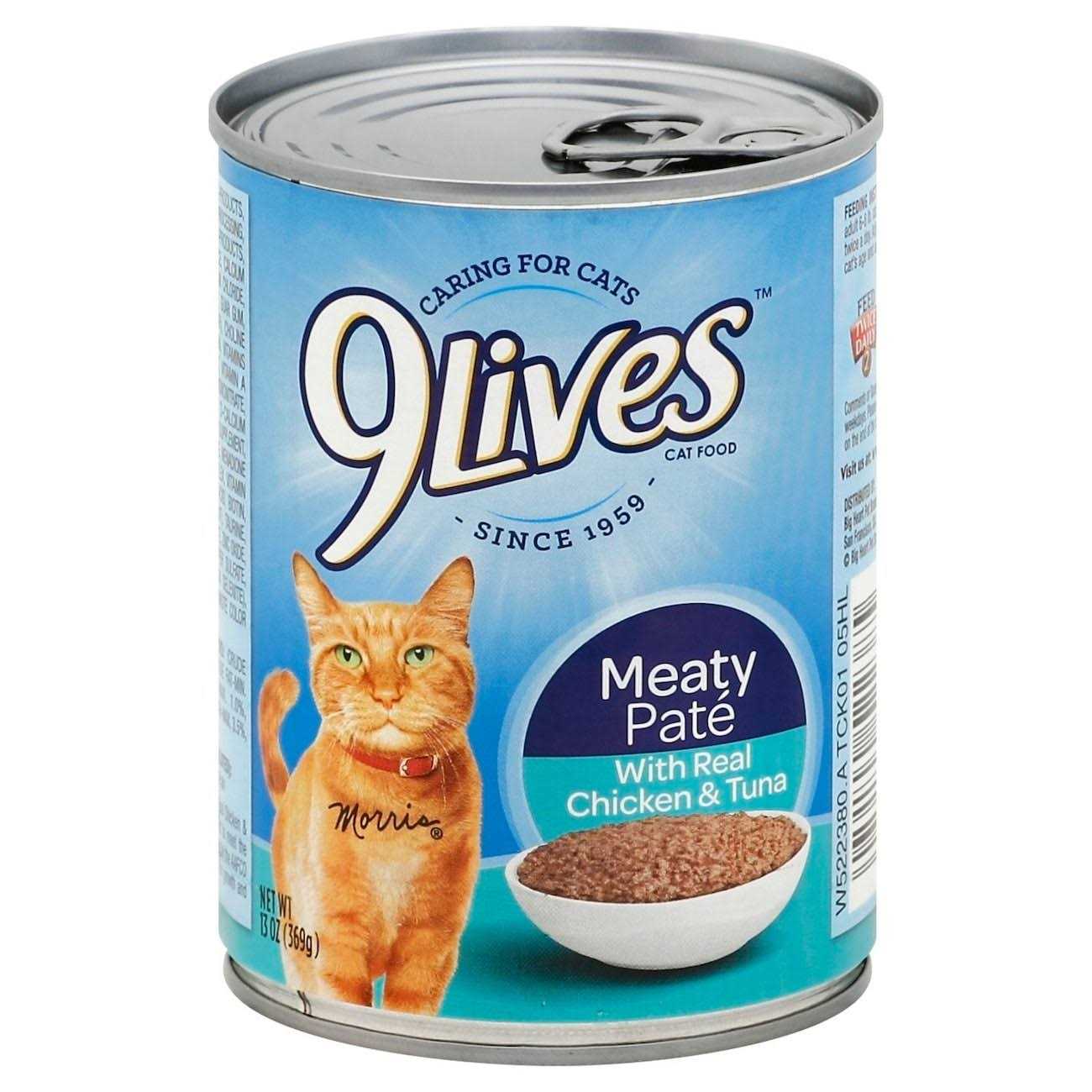 9 Lives Cat Food with Real Chicken &amp; Tuna - Pet Supplies online store