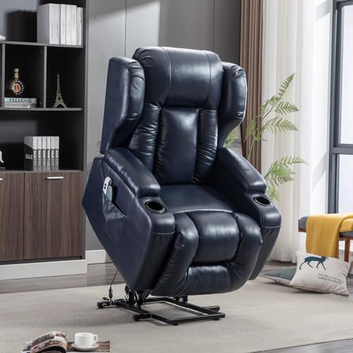 Electric Power Lift Recliner Chair with Massage & Heat for Elderly Y78444