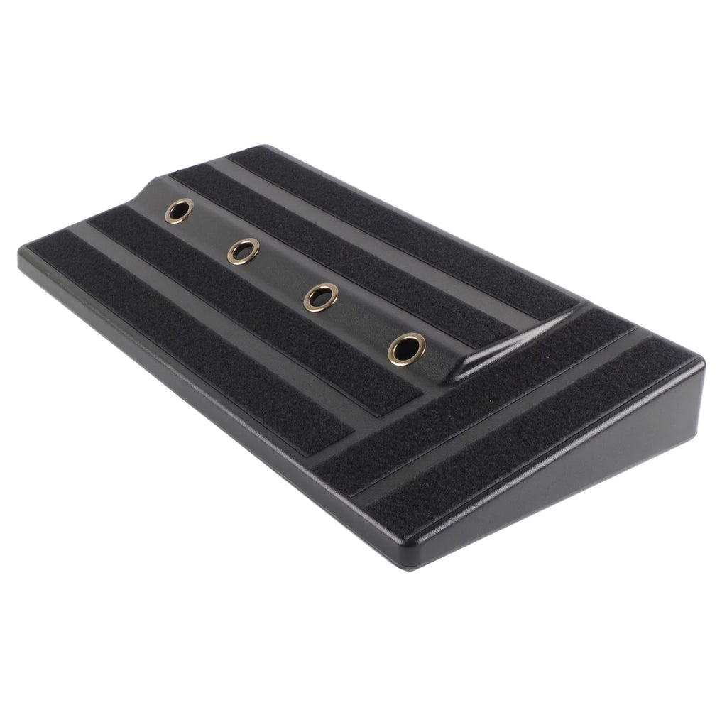 Rockhouse RPB-1BK Big Size Guitar Effects Pedal Board Sturdy PE Guitar Pedalboard Case with Sticking Tape Guitar Pedals Accessories