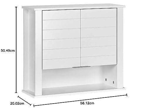 Grey Two-Door Wall Cabinet I744171