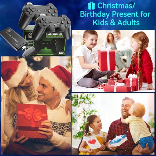 Retro Gaming Console with Wireless Controllers, 20000+ Games, 4K HDMI X4138