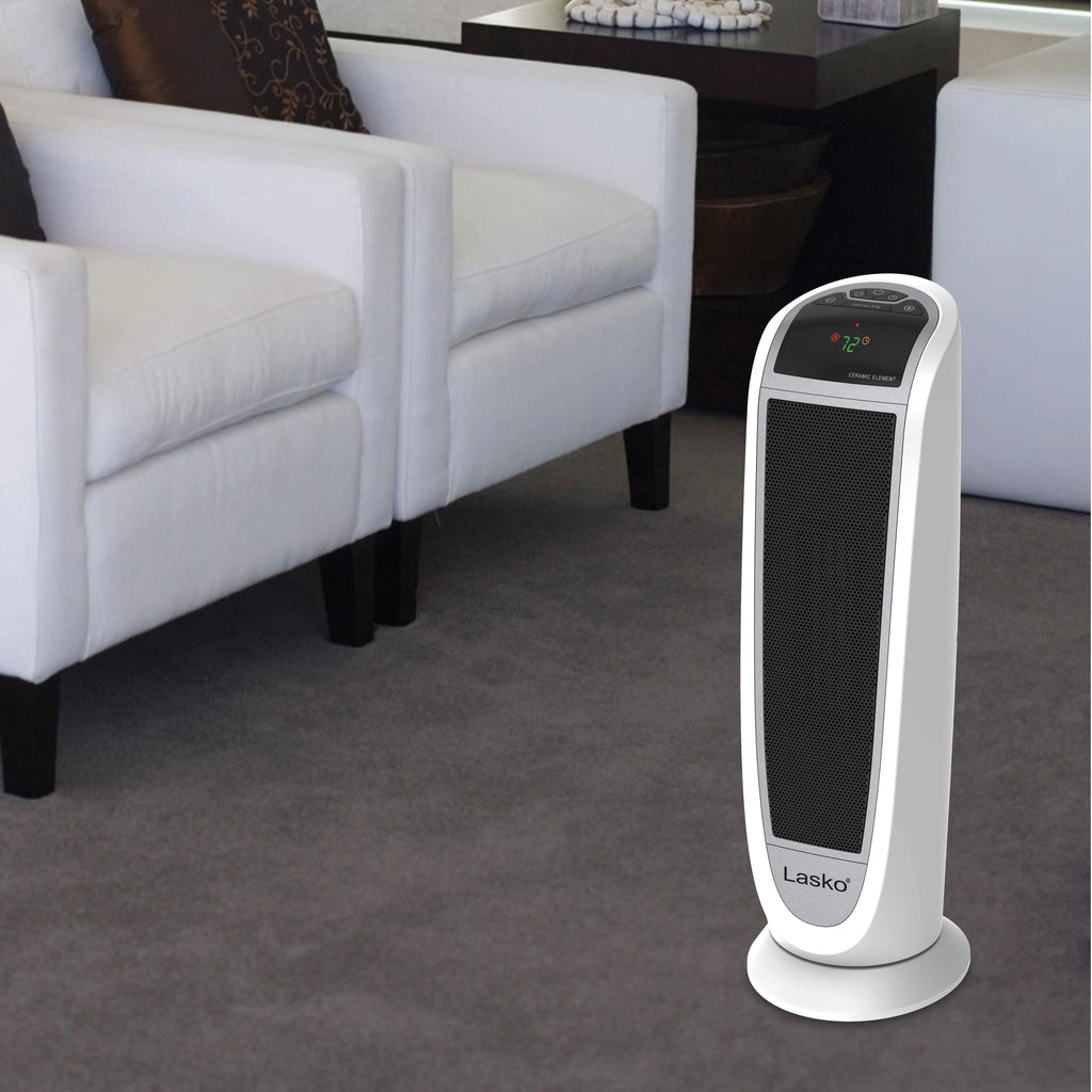 23" 1500W Digital Ceramic Tower Space Heater with Remote V66552