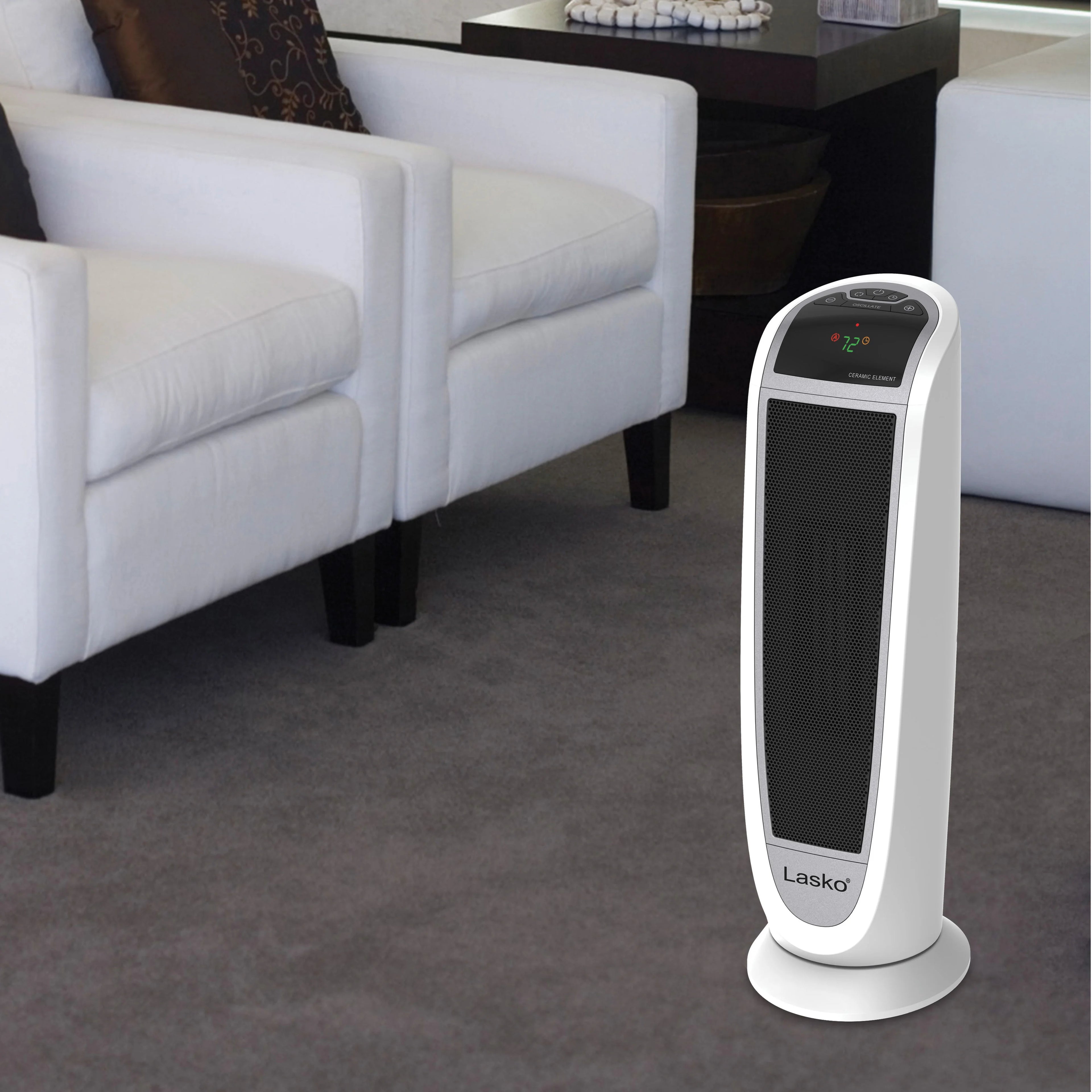 23" 1500W Digital Ceramic Tower Space Heater with Remote V66552