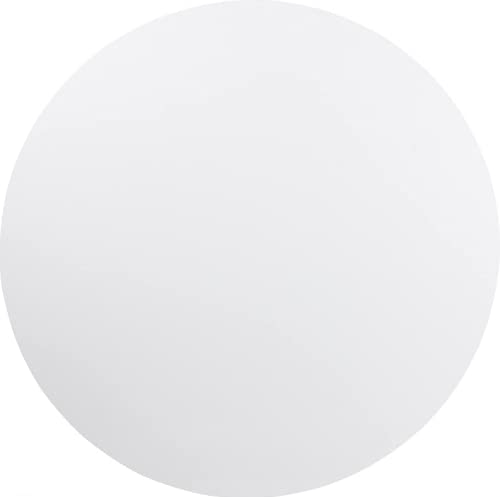72" Round Folding Table, White Plastic, Heavy-Duty for Events M141352
