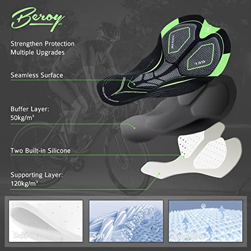 Men's 3D Padded Cycling Bike Shorts R373