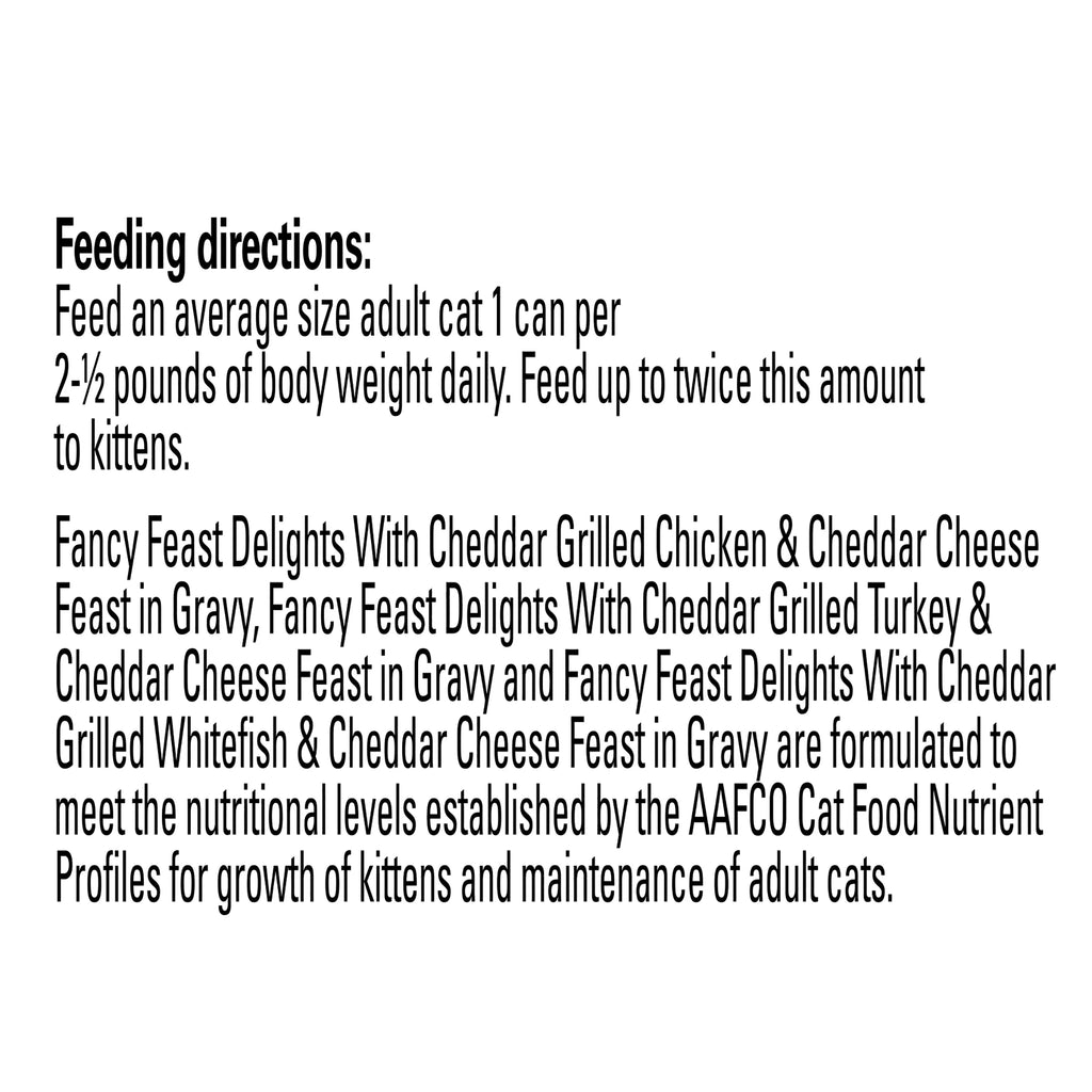 Wet Cat Food Variety Pack with Grilled Chicken, Turkey or Whitefish in Gravy M51272
