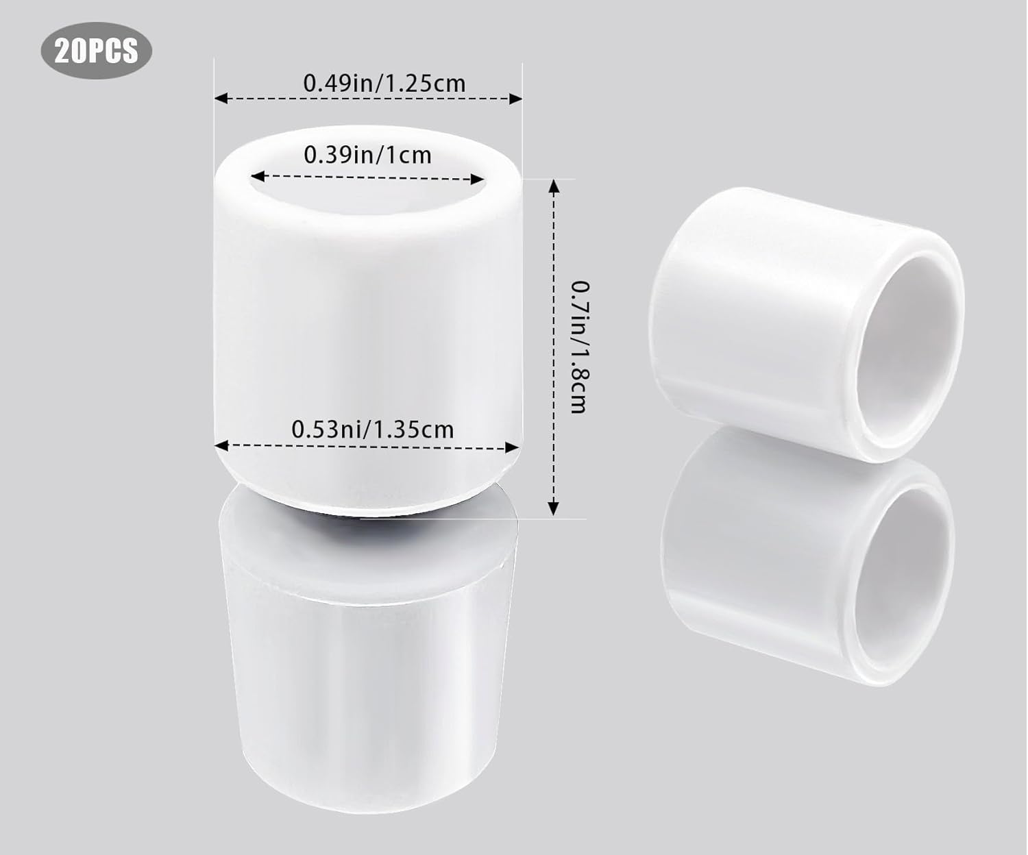 Door Stop Caps Rubber Tips for Wall Protection F401796