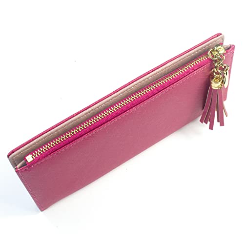 Slim Zip Around Wallet Card Holder Coin Purse F7495