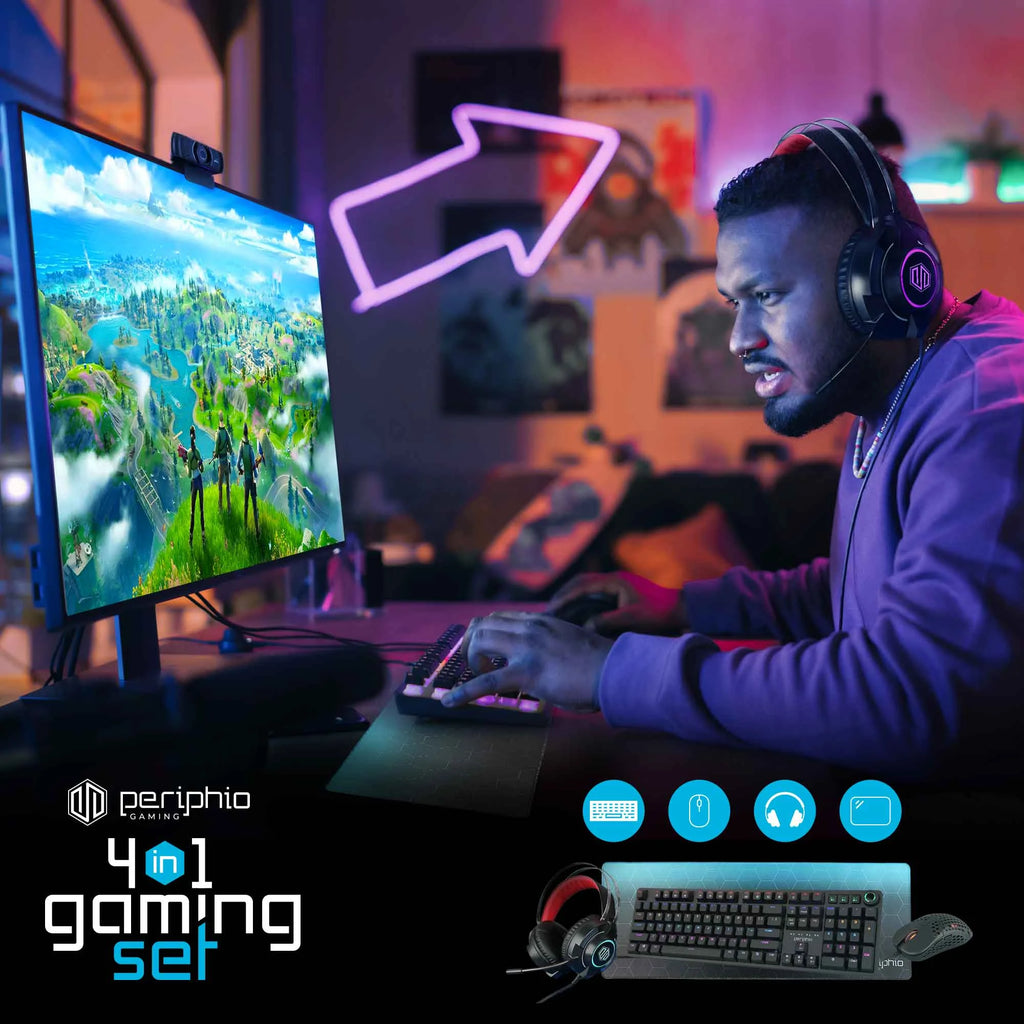 RGB Gaming Desktop PC with Core i7, 16GB RAM, 500GB SSD F597